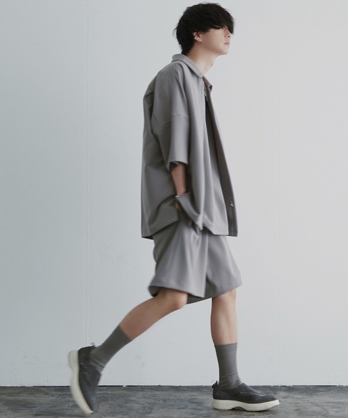 WYM × ATTACHMENT（ウィム×アタッチメント）の「【ATTACHMENT × WYM】EASY WIDE TUCK SHORT（その他パンツ・メンズ・ベージュ/ダークグレー・S/M/L）」の22枚目の写真