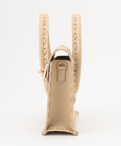 CARVING TRIBES（カービングトライブス）の「Mini Maestra（ショルダーバッグ・レディース・キナリ/ナチュラル/グレー・FREE）」の9枚目の写真