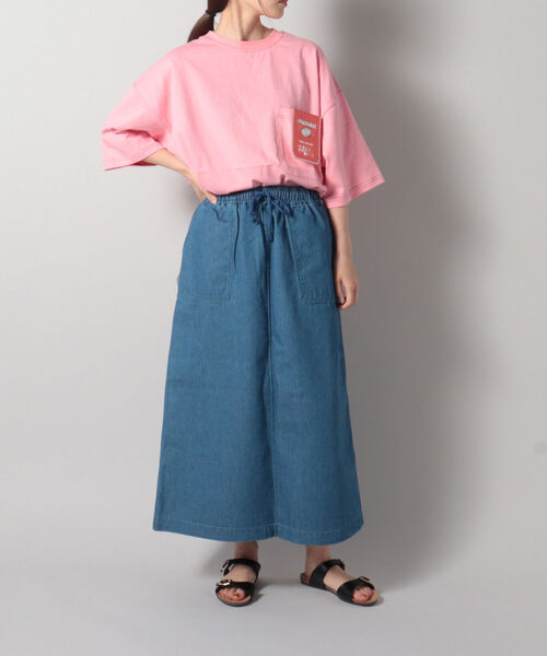 FREDY MAC（フレディーマック）の「【FREDYMAC SUNDAY TOOLS WEAR】シェフスカート（スカート・レディース・イエロー/アイボリー/インディゴブルー/パープル・MEDIUM）」の14枚目の写真