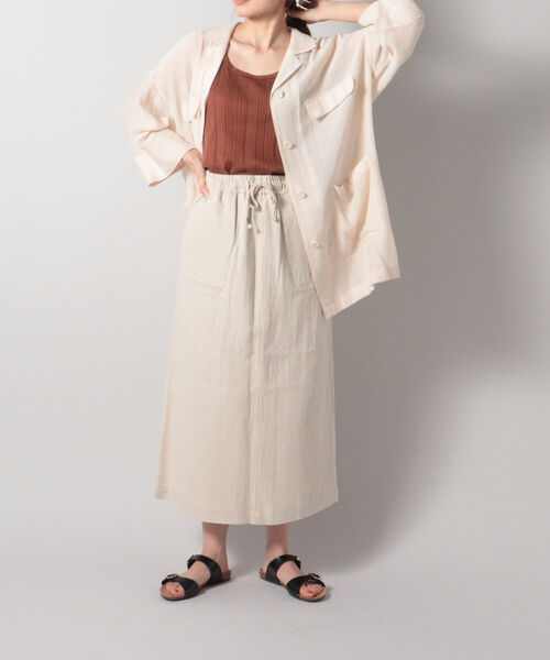 FREDY MAC（フレディーマック）の「【FREDYMAC SUNDAY TOOLS WEAR】シェフスカート（スカート・レディース・イエロー/アイボリー/インディゴブルー/パープル・MEDIUM）」の12枚目の写真