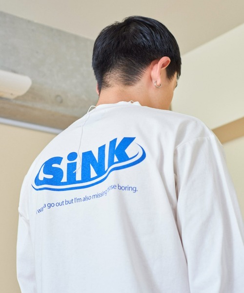 SINK kotohayokozawa（シンク コトハヨコザワ）の「OUR LONG SLEEVE T（Tシャツ/カットソー・レディース・ホワイト/グレー/グリーン・M/L）」の5枚目の写真