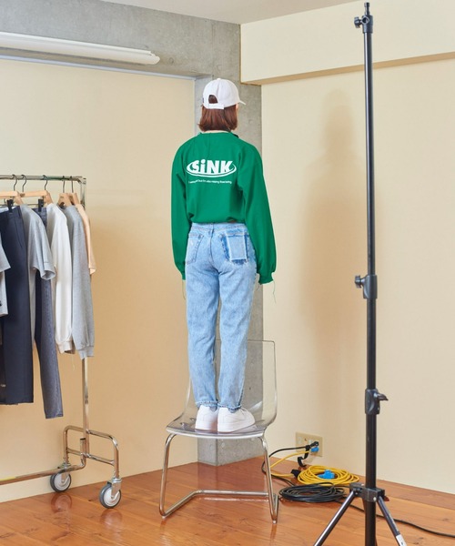 SINK kotohayokozawa（シンク コトハヨコザワ）の「OUR LONG SLEEVE T（Tシャツ/カットソー・レディース・ホワイト/グレー/グリーン・M/L）」の7枚目の写真