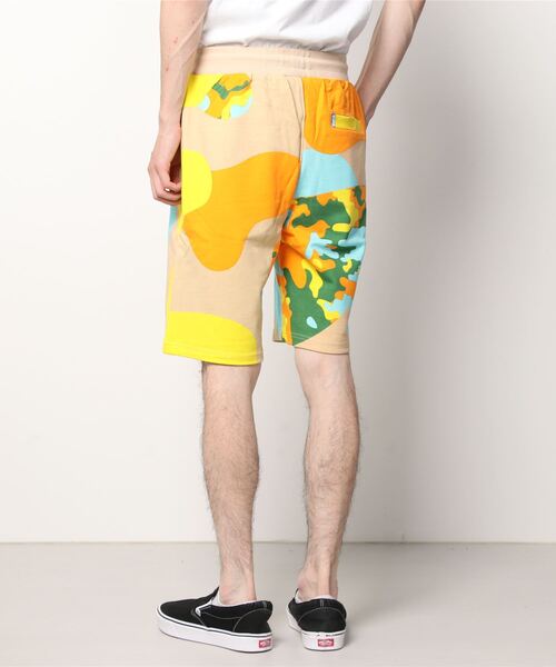 staple（ステイプル）の「STAPLE 迷彩柄 スウェットハーフパンツ（スウェットパンツ・メンズ・カーキ・S/2XL/XL/M/L）」の20枚目の写真