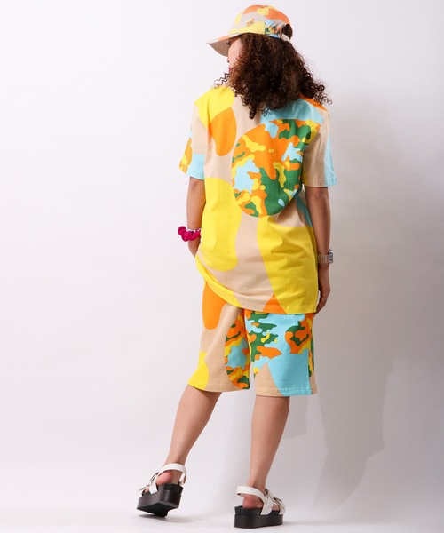 staple（ステイプル）の「STAPLE 迷彩柄 スウェットハーフパンツ（スウェットパンツ・メンズ・カーキ・S/2XL/XL/M/L）」の7枚目の写真