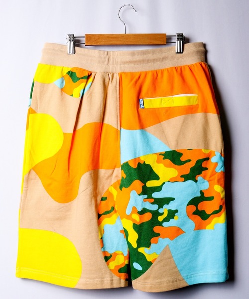 staple（ステイプル）の「STAPLE 迷彩柄 スウェットハーフパンツ（スウェットパンツ・メンズ・カーキ・S/2XL/XL/M/L）」の3枚目の写真
