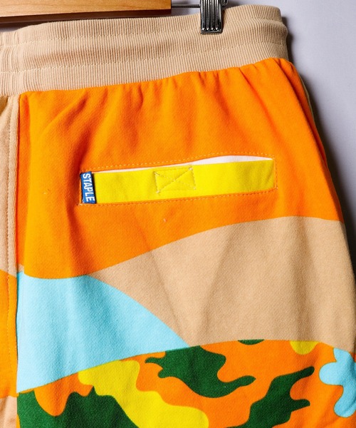 staple（ステイプル）の「STAPLE 迷彩柄 スウェットハーフパンツ（スウェットパンツ・メンズ・カーキ・S/2XL/XL/M/L）」の15枚目の写真