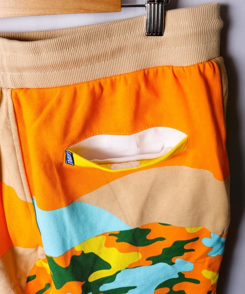 staple（ステイプル）の「STAPLE 迷彩柄 スウェットハーフパンツ（スウェットパンツ・メンズ・カーキ・S/2XL/XL/M/L）」の18枚目の写真