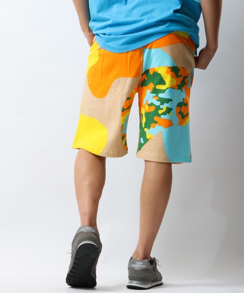 staple（ステイプル）の「STAPLE 迷彩柄 スウェットハーフパンツ（スウェットパンツ・メンズ・カーキ・S/2XL/XL/M/L）」の10枚目の写真