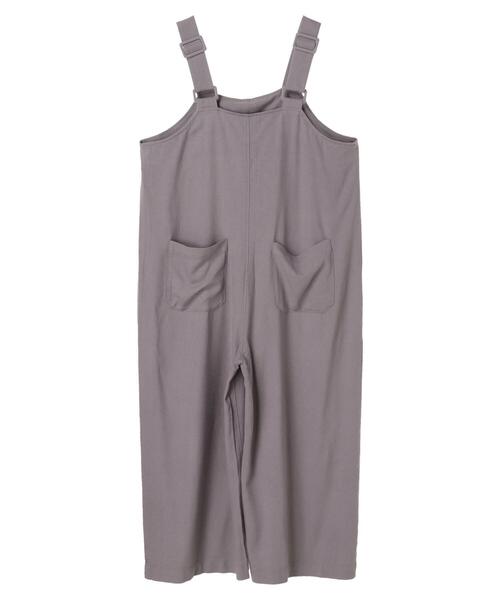 Sugar spoon（シュガースプーン）の「・SUGAR SPOON リネンワイドサロペットパンツ＊（サロペット/オーバーオール・レディース・チャコールグレー/ベージュ/グレー/ピンク・FREE）」の12枚目の写真