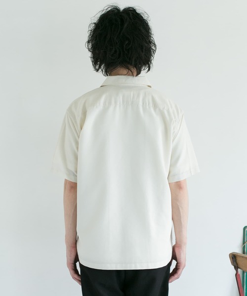 URBAN RESEARCH DOORS(アーバンリサーチドアーズ)の「ドライパナマオープンカラーシャツ(シャツ/ブラウス・メンズ・ライトブルー/ネイビー/ブラウン/ホワイト系その他・40/38)」の18枚目の写真