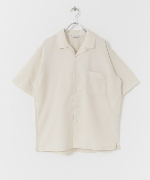 URBAN RESEARCH DOORS(アーバンリサーチドアーズ)の「ドライパナマオープンカラーシャツ(シャツ/ブラウス・メンズ・ライトブルー/ネイビー/ブラウン/ホワイト系その他・40/38)」の8枚目の写真