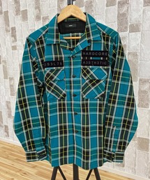 ベルクロワッペン バックロゴチェックシャツ「S-TAKESHI」