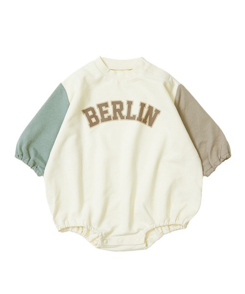 devirock（デビロック）の「バイカラー スウェットロンパース（ロンパース・キッズ・スミクロ/ブルー系その他/グレー系その他/ブルーグレー/モカ/その他7/その他6・80ｃｍ/70cm）」の22枚目の写真