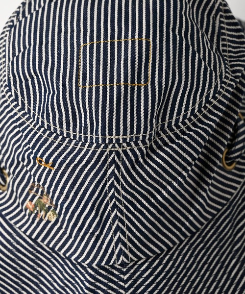 45R（フォーティファイブアール）の「デニムのセイルハット（ハット・レディース・インディゴブルー・SMALL/MEDIUM）」の4枚目の写真