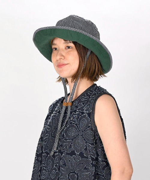 45R（フォーティファイブアール）の「デニムのセイルハット（ハット・レディース・インディゴブルー・SMALL/MEDIUM）」の2枚目の写真