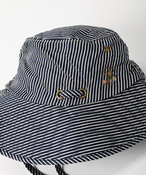 45R（フォーティファイブアール）の「デニムのセイルハット（ハット・レディース・インディゴブルー・SMALL/MEDIUM）」の9枚目の写真