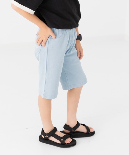EDWIN（エドウィン）の「EDWIN / エドウイン ストレッチハーフパンツ（その他パンツ・キッズ・カーキ/ブラック/オフホワイト/ミント/レッド/ピンク/ネイビー/ベージュ/サックスブルー/グレー/マスタード/オレンジ系その他/パープル/モカ/ブルー/ホワイト/ライトブルー・100cm/130cm/110cm/120cm/95cm/80ｃｍ/95㎝/90cm）」の9枚目の写真