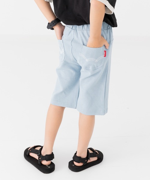 EDWIN（エドウィン）の「EDWIN / エドウイン ストレッチハーフパンツ（その他パンツ・キッズ・カーキ/ブラック/オフホワイト/ミント/レッド/ピンク/ネイビー/ベージュ/サックスブルー/グレー/マスタード/オレンジ系その他/パープル/モカ/ブルー/ホワイト/ライトブルー・100cm/130cm/110cm/120cm/95cm/80ｃｍ/95㎝/90cm）」の21枚目の写真