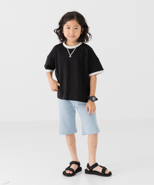 EDWIN（エドウィン）の「EDWIN / エドウイン ストレッチハーフパンツ（その他パンツ・キッズ・カーキ/ブラック/オフホワイト/ミント/レッド/ピンク/ネイビー/ベージュ/サックスブルー/グレー/マスタード/オレンジ系その他/パープル/モカ/ブルー/ホワイト/ライトブルー・100cm/130cm/110cm/120cm/95cm/80ｃｍ/95㎝/90cm）」の20枚目の写真