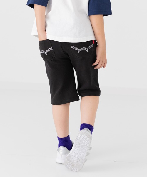 EDWIN（エドウィン）の「EDWIN / エドウイン ストレッチハーフパンツ（その他パンツ・キッズ・カーキ/ブラック/オフホワイト/ミント/レッド/ピンク/ネイビー/ベージュ/サックスブルー/グレー/マスタード/オレンジ系その他/パープル/モカ/ブルー/ホワイト/ライトブルー・100cm/130cm/110cm/120cm/95cm/80ｃｍ/95㎝/90cm）」の18枚目の写真