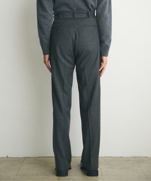 Apartment Three（アパートメントスリー）の「Apartment Three - High-waisted Wide-leg Trousers（スラックス・メンズ・ネイビー/グレー・1/2）」の15枚目の写真