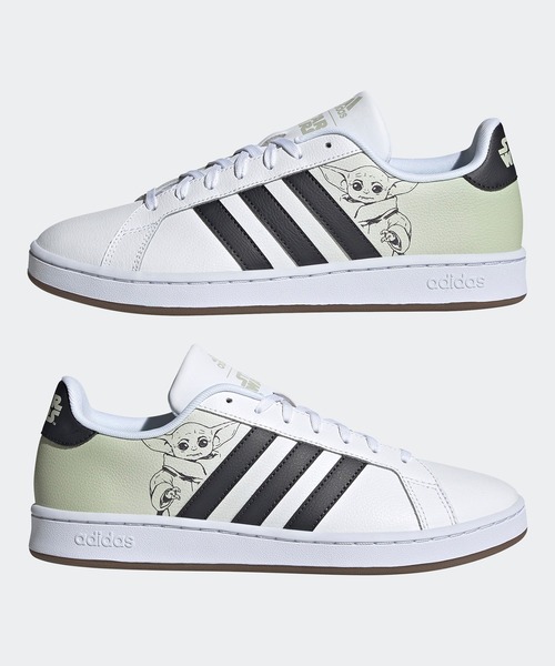 adidas（アディダス）の「グランドコート [Grand Court] アディダス（スニーカー・メンズ・ホワイト系その他/ホワイト×ブラック/チャコールグレー・27.0cm/25.5cm/28.5cm/29.0cm/24.5cm/26.5cm/27.5cm/26.0cm/28.0cm/25.0cm/23.5cm/24.0cm/22.5cm/23.0cm）」の19枚目の写真