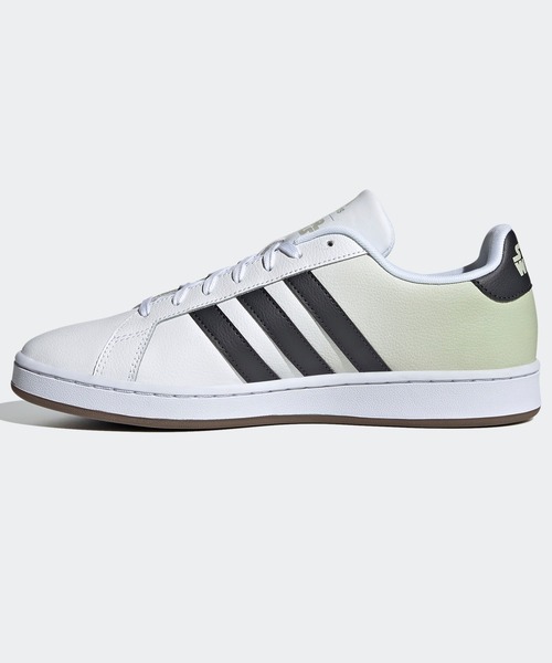 adidas（アディダス）の「グランドコート [Grand Court] アディダス（スニーカー・メンズ・ホワイト系その他/ホワイト×ブラック/チャコールグレー・27.0cm/25.5cm/28.5cm/29.0cm/24.5cm/26.5cm/27.5cm/26.0cm/28.0cm/25.0cm/23.5cm/24.0cm/22.5cm/23.0cm）」の17枚目の写真
