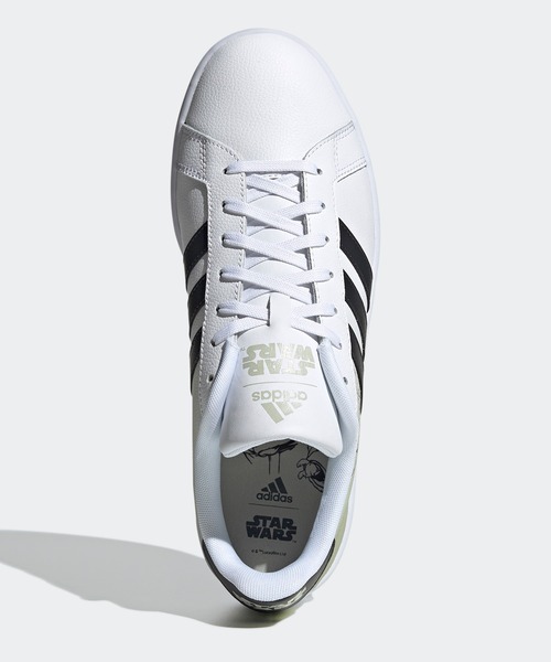 adidas（アディダス）の「グランドコート [Grand Court] アディダス（スニーカー・メンズ・ホワイト系その他/ホワイト×ブラック/チャコールグレー・27.0cm/25.5cm/28.5cm/29.0cm/24.5cm/26.5cm/27.5cm/26.0cm/28.0cm/25.0cm/23.5cm/24.0cm/22.5cm/23.0cm）」の20枚目の写真