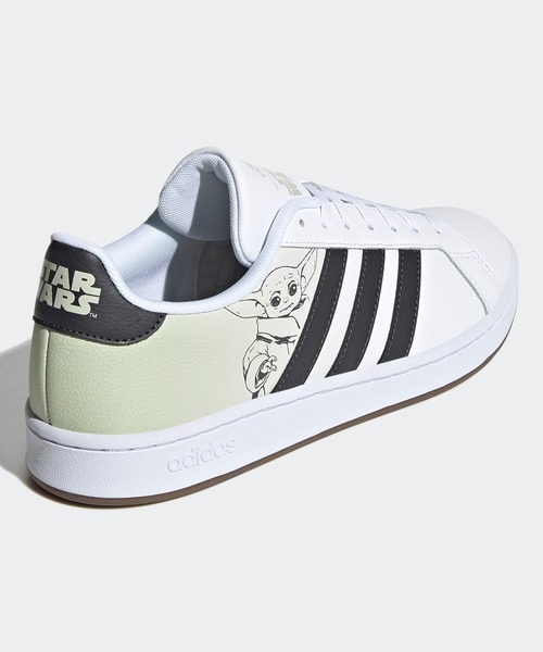 adidas（アディダス）の「グランドコート [Grand Court] アディダス（スニーカー・メンズ・ホワイト系その他/ホワイト×ブラック/チャコールグレー・27.0cm/25.5cm/28.5cm/29.0cm/24.5cm/26.5cm/27.5cm/26.0cm/28.0cm/25.0cm/23.5cm/24.0cm/22.5cm/23.0cm）」の15枚目の写真
