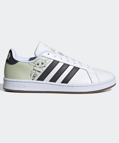 adidas（アディダス）の「グランドコート [Grand Court] アディダス（スニーカー・メンズ・ホワイト系その他/ホワイト×ブラック/チャコールグレー・27.0cm/25.5cm/28.5cm/29.0cm/24.5cm/26.5cm/27.5cm/26.0cm/28.0cm/25.0cm/23.5cm/24.0cm/22.5cm/23.0cm）」の22枚目の写真