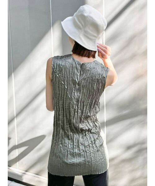 EMODA（エモダ）の「ギャザーワイドバケットハット（ハット・レディース・ホワイト/ブラック・FREE）」の16枚目の写真