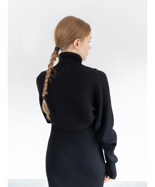 Ayla（アイラ）の「arm knit set onepiece（ワンピース・レディース・ブラック/ベージュ・FREE）」の8枚目の写真