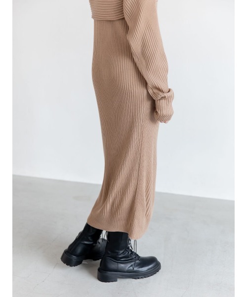 Ayla（アイラ）の「arm knit set onepiece（ワンピース・レディース・ブラック/ベージュ・FREE）」の21枚目の写真
