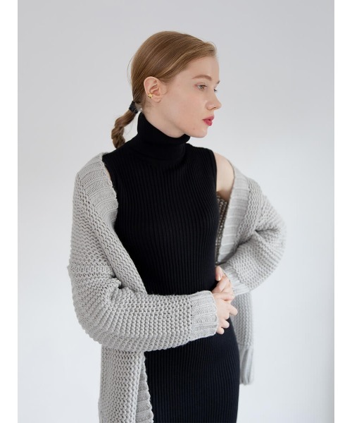 Ayla（アイラ）の「arm knit set onepiece（ワンピース・レディース・ブラック/ベージュ・FREE）」の12枚目の写真