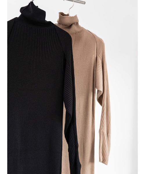 Ayla（アイラ）の「arm knit set onepiece（ワンピース・レディース・ブラック/ベージュ・FREE）」の6枚目の写真