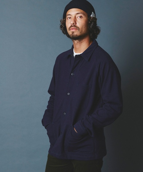 Magine（マージン）の「KNIT DENIM COVERALL JACKET :ニットデニム