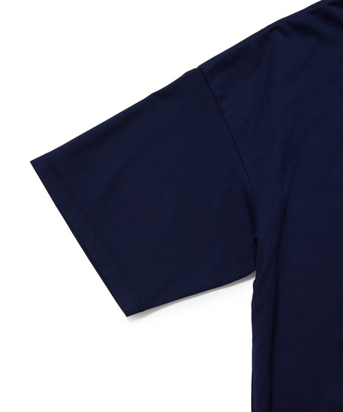 ADAM ET ROPE'（アダムエロペ）の「ハイツイストハーフスリーブC/N（Tシャツ/カットソー・メンズ・ホワイト/ブラウン/ネイビー・S/M/L）」の11枚目の写真