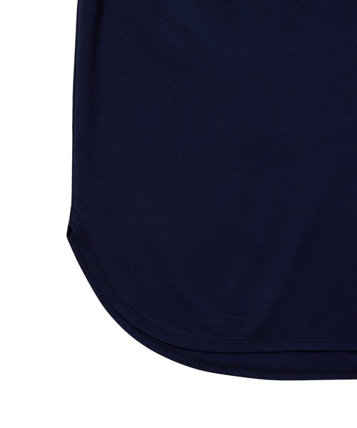 ADAM ET ROPE'（アダムエロペ）の「ハイツイストハーフスリーブC/N（Tシャツ/カットソー・メンズ・ホワイト/ブラウン/ネイビー・S/M/L）」の12枚目の写真