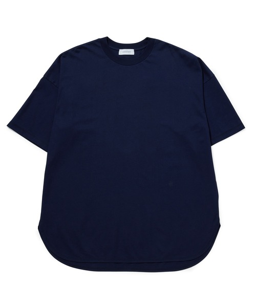 ADAM ET ROPE'（アダムエロペ）の「ハイツイストハーフスリーブC/N（Tシャツ/カットソー・メンズ・ホワイト/ブラウン/ネイビー・S/M/L）」の8枚目の写真