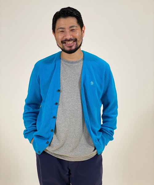 Munsingwear Grand-Slam（マンシングウェア　グランドスラム）の「ペンギン バイ マンシングウェア リンクスカーディガン メンズ ユニセックス ウェア スポーツウェア ゴルフ（カーディガン/ボレロ・メンズ・ネイビー/グレー/ブルー・M/XXL/L/XL）」の7枚目の写真