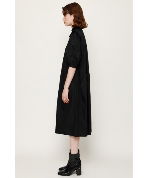 SLY（スライ）の「FRILL SHOULDER LONG OP フリルショルダーワング ワンピース（ワンピース・レディース・ホワイト/ブラウン/ブラック・1/2）」の13枚目の写真