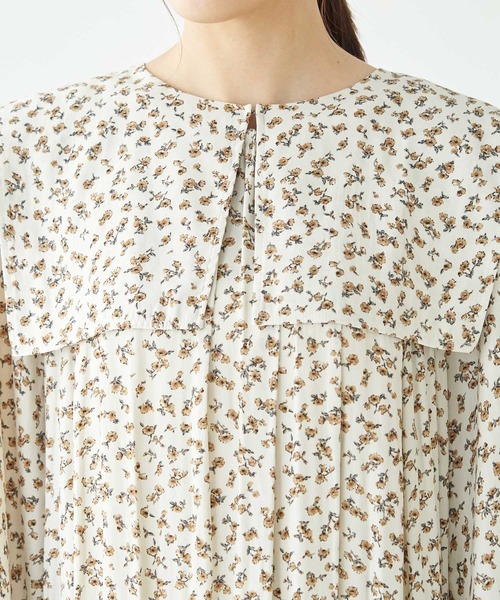 ROPE' PICNIC（ロペピクニック）の「セーラーカラー付ワンピース（ワンピース・レディース・ブラック/ホワイト・38）」の6枚目の写真