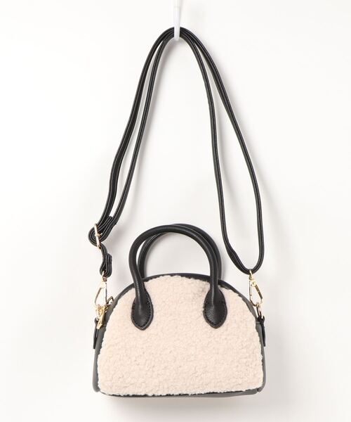 cache cache（カシュ カシュ）の「カシュカシュ cachecache / 2wayナノサイズボストンバッグ（ショルダーバッグ・レディース・レッド/アイボリー/キャメル・FREE）」の9枚目の写真