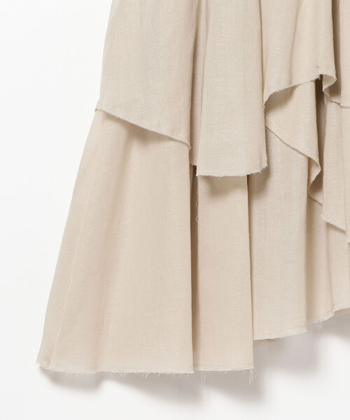 B:MING by BEAMS（ビーミングバイビームス）の「B:MING by BEAMS / イレヘム ティアード スカート 21AW（スカート・レディース・ベージュ/カーキ/アイボリー・SMALL/MEDIUM）」の19枚目の写真