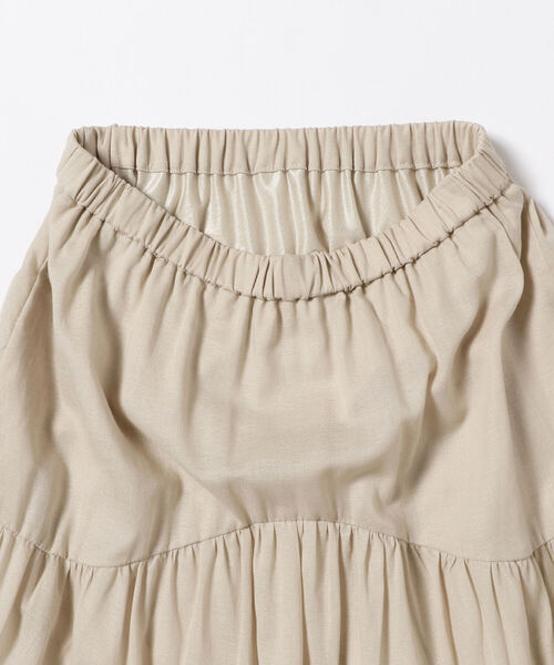 B:MING by BEAMS（ビーミングバイビームス）の「B:MING by BEAMS / イレヘム ティアード スカート 21AW（スカート・レディース・ベージュ/カーキ/アイボリー・SMALL/MEDIUM）」の21枚目の写真