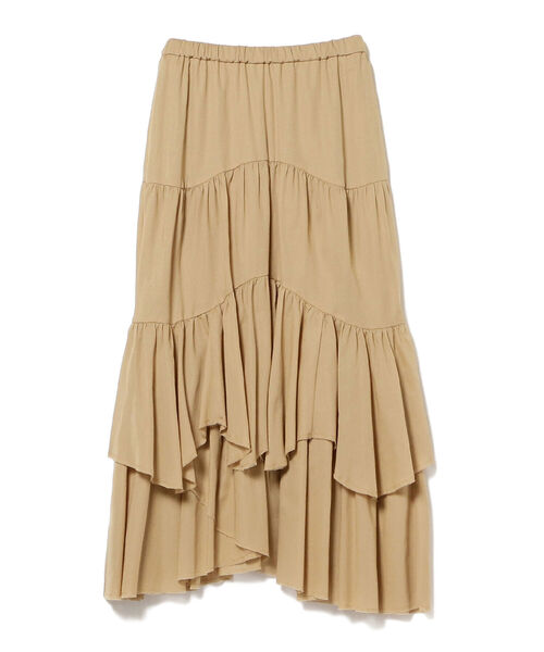 B:MING by BEAMS（ビーミングバイビームス）の「B:MING by BEAMS / イレヘム ティアード スカート 21AW（スカート・レディース・ベージュ/カーキ/アイボリー・SMALL/MEDIUM）」の22枚目の写真