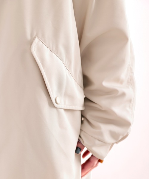 classicalelf（クラシカルエルフ）の「3WAYで使える優秀アイテム！キルトライナー付きモッズコート（モッズコート・レディース・ブラック/カーキ/アイボリー・X-LARGE/LARGE/MEDIUM）」の7枚目の写真