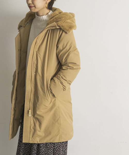 URBAN RESEARCH（アーバンリサーチ）の「エコペルファーダウンコート（ダウンジャケット/コート・レディース・ホワイト系その他/ブルー系その他/ベージュ・36/38）」の12枚目の写真