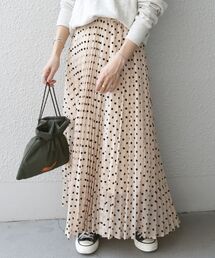 SHIPS any | SHIPS any: フロッキー ドット ロング プリーツ スカート(スカート)