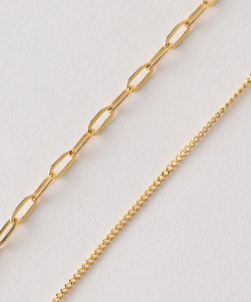 green label relaxing(グリーンレーベルリラクシング)の「サークル プレート 3WAY ネックレス(ネックレス・レディース・シルバー/ゴールド・FREE)」の8枚目の写真